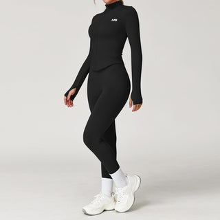 Empress Zip Up - Black