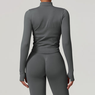 Empress Zip Up - Grey