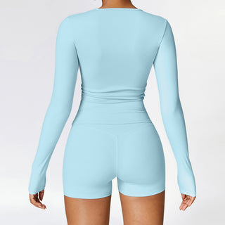Endure Long Sleeve Top - Sky Blue