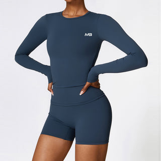 Endure Long Sleeve Top - Navy