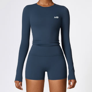 Endure Long Sleeve Top - Navy