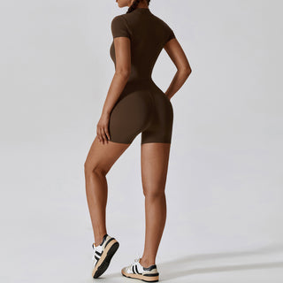Essential Bodysuit Short - Coffee