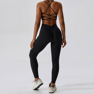 Euphoric V Leggings - Black
