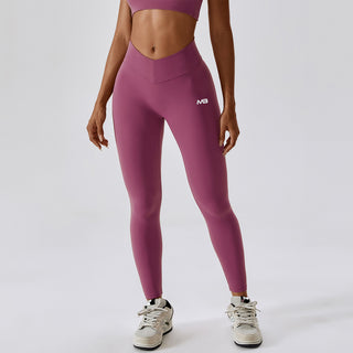Euphoric V Leggings - Plum