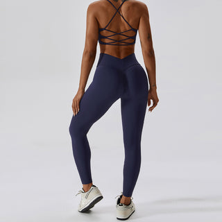 Euphoric V Leggings - Navy