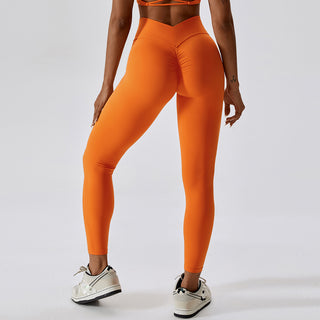 Euphoric V Leggings - Orange