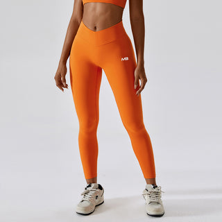 Euphoric V Leggings - Orange