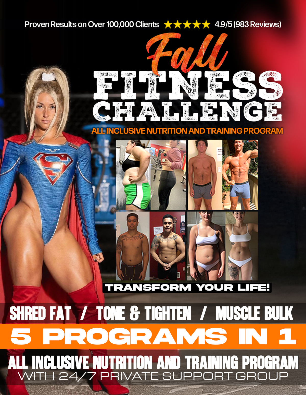 Fit for Fall 8 Week Total Body Transformation Challenge 2026