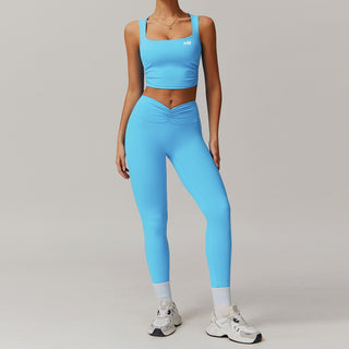 Flex Knot Leggings - Caribbean