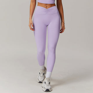 Flex Knot Leggings - Lilac