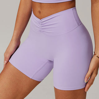 Flex Knot Shorts - Lilac