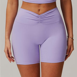 Flex Knot Shorts - Lilac
