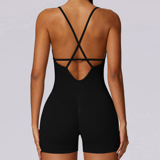 Flex Bodysuit Short - Black