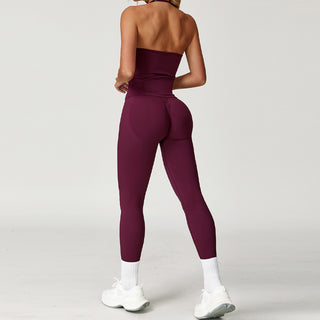 Flexura Leggings - Burgundy