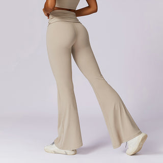 Flow Flare Leggings - Creme