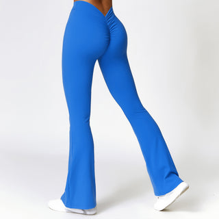 Flow V2 V Flare Leggings - Royal Blue