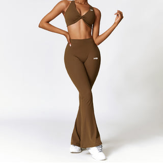 Flow V2 V Flare Leggings - Coffee