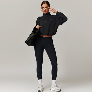 Haven Half Zip - Black