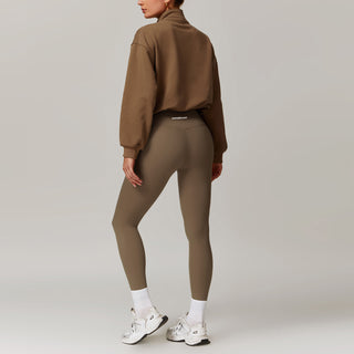Haven Half Zip - Mocha