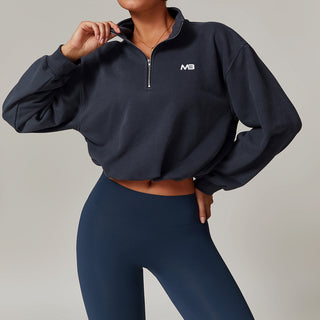 Haven Half Zip - Navy