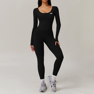 Icon Bodysuit Long Sleeve - Black