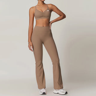 Icon Flare Leggings - Khaki