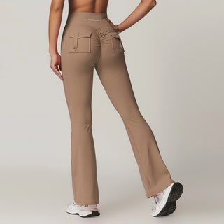 Icon Flare Leggings - Khaki