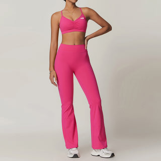 Icon Flare Leggings - Magenta