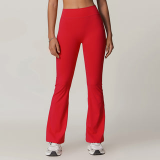 Icon Flare Leggings - Scarlet