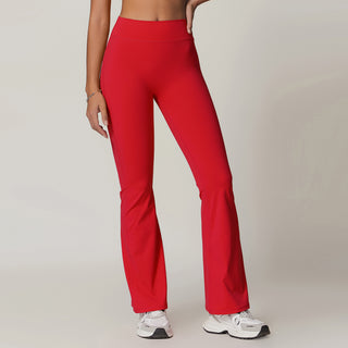 Icon Flare Leggings - Scarlet