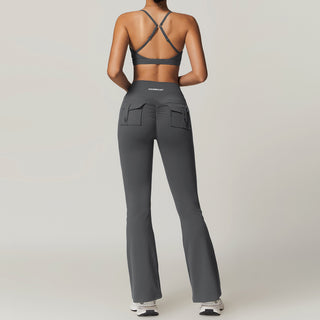 Icon Flare Leggings - Slate