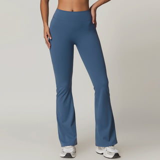 Icon Flare Leggings - Steel Blue