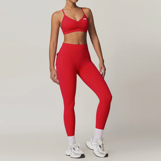 Icon Leggings - Scarlet