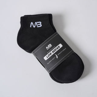 MB Low Socks (3 Pack) - Black