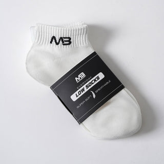 MB Low Socks (3 Pack) - White