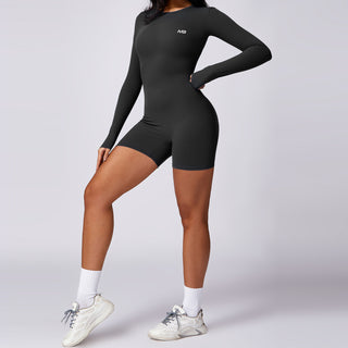 Luxe Bodysuit Short - Black