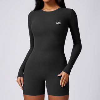 Luxe Bodysuit Short - Black