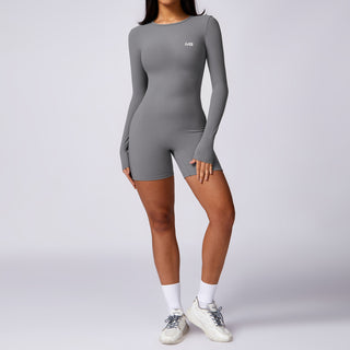 Luxe Bodysuit Short - Grey