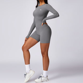 Luxe Bodysuit Short - Grey