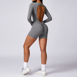 Luxe Bodysuit Short - Grey