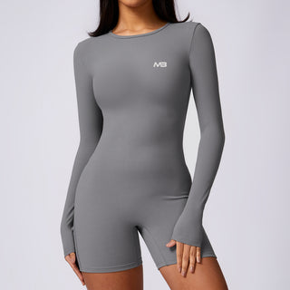 Luxe Bodysuit Short - Grey