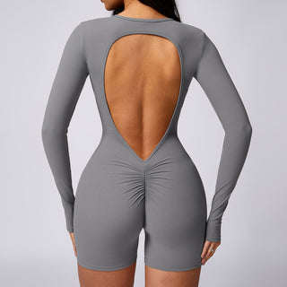 Luxe Bodysuit Short - Grey