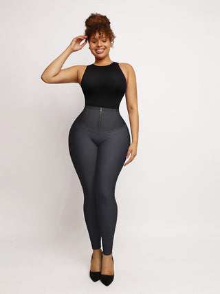 Snatched Z Leggings - Dark Wash Denim