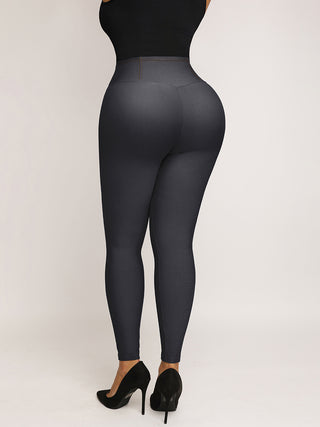 Snatched Z Leggings - Dark Wash Denim