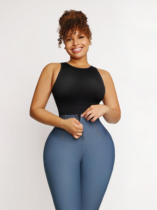 Snatched Z Leggings - Denim