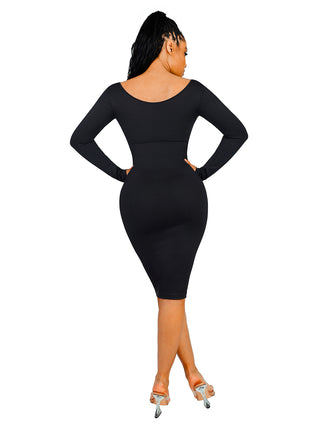 Contour H Dress - Black