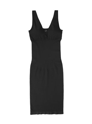 Contour V Dress - Black