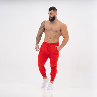 Fitted Joggers - Red