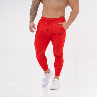 Fitted Joggers - Red