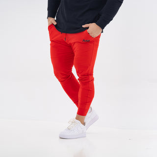 Fitted Joggers - Red